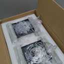 Black Sconces Wall Lighting - Modern Wall Sconces Set of Two Crystal Sconces Wall Decor Set of 2, 14W 3000K Dimmable Bathroom Vanity Light Fixtures for Hallway Bedroom Living Room