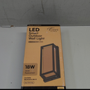 Euri LIS-WL1000-12 - Black Outdoor Wall Light - Smart RGBW Color