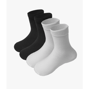 4 Pairs Unisex Kids Boys Girls Socks Boys Dress Socks Crew Seamless School Sock for Girls