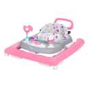 Smart Steps Trend Plus 2-in-1 Activity Walker with Deluxe Removable Toys, Walk-Behind Bar, Adjustable Height and Flat Fold Frame for Storage, Ages 6 Months +, Orbits Pink