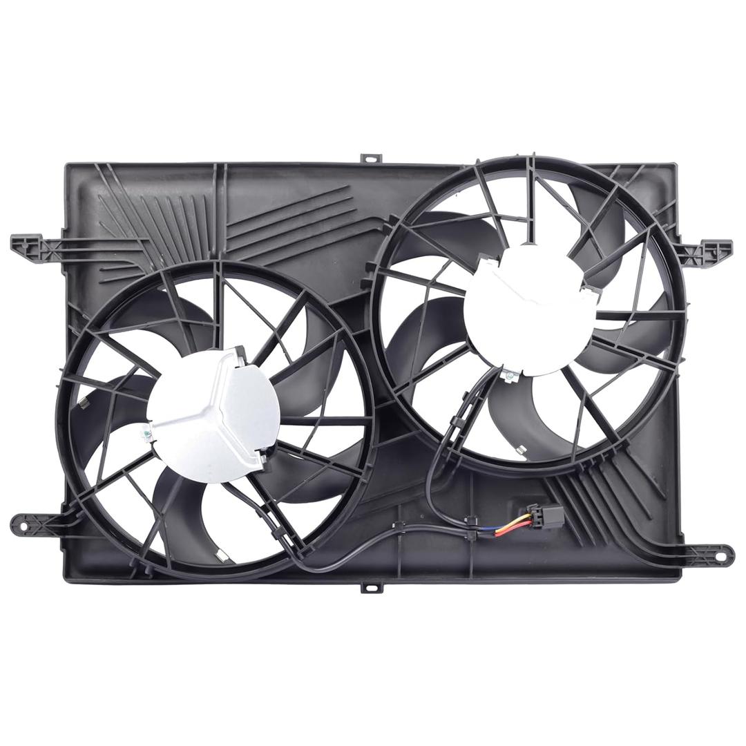 Radiator Cooling Fan Compatible with 2008-2017 Enclave 2009-2017 Traverse 2007-2016 Acadia 2007-2010 Outlook 3.6L V6 Replace for 23434158 15226663 20972760 25927026 621-390 (Buick)