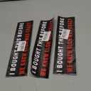 Pack of 3 Anti Elon Bumper Sticke for Car - I Bought This Before we Knew Elon was Crazy - Vinyl Sticker Laptop Decal Car Bumper Window Waterproof Sticker