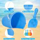 Holady Beach Toys Sand Toys Beach Shovels Beach Pail Set for Kids Summer Beach Essentials Outdoor Sand Play Fun Activities Beach Pails & Shovels