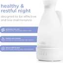 Ubbi Ultrasonic Humidifier, Easy Top-Fill Design, Adjustable Mist Control, Whisper-Quiet 25dB, Soft Night Light Glow for Nursery and Bedroom