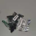 Curtain Holdbacks Vintage Leaf Design Curtain Drapery Tie Back - 2PCS (Black)