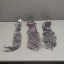 Grey Human Hair Bundles Gray Body Wave Bundle 20 22 24 inch Silver Hair Extensions Double Weft Color Gray