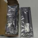 Dontay Pocket Door Pull Handle,304 Stainless Steel,Rectangle Recessed Flush Finger Pulls & Edge Spring Pull,No Lock,Hardware Set for More Than 1-1/8 Thickness Sliding Door(Matte Black,6'')