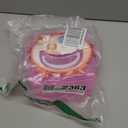 3-Tier Hair Accessories Storage Box, Clear Plastic Organizer with Handle, 5.9 x 5.9 x 5.1 in (Pink, 5.9 x 5.9 x 5.1 in)