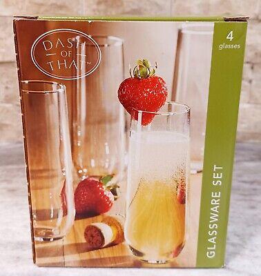 Glassware Set 4 Glasses