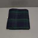 ZIQINPSQ Dining Room Rectangle Fabric Tablecloth, British Style Plaid Print Tablecloth,Christmas & Holiday Table Cover. (Blue&Green, 55''X70'')