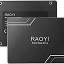 RAOYI 1TB Internal SSD SATA III 6Gb/s 2.5” Solid State Drive 3D NAND Flash Advanced SSD Hard Drive Up to 550MB/s SATA 3 SSD Upgrade Performance for PC Laptop