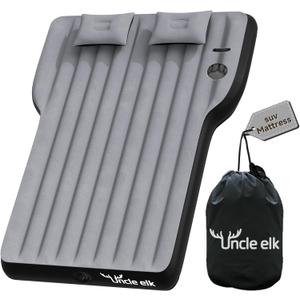 Tesla Model Y Mattress, Inflatable SUV Mattress for Portable Camping Mattress, Foldable Air Mattress with Air Pump and Storage Bag for Tesla Model Y and SUV Travel, Grey