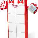 hand2mind Numberblock Ten Playful Pal, Plush Figure Toys, Numbers for Toddlers, Cute Stuffies, Preschool Math Learning Toys, Stuffed Animal, Small Plushies, Counting Blocks, Birthday Gifts for Kids