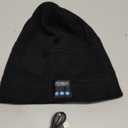 ROTIBOX Bluetooth Beanie Hat Wireless Headphone for Outdoor Sports Xmas Gifts Stocking Stuffers (Black)