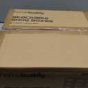 Kuject X-Large Shoe Storage Boxes Organizers Clear Plastic Stackable 12 Pack, Shoe Rack & Holder Substitute, Sneaker Containers, Toy Storage Organizer Bins for Entryway, Closet, Under Bed, Black