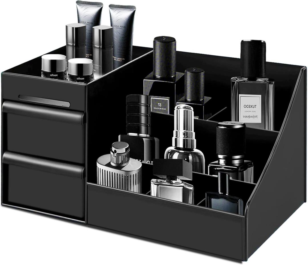 Mens Organizer,Perfume Organizer,Cologne Stand,Cologne Shelf,Perfume Stand,Organizador de Perfumes,Bathroom Countertop Storage,Shelf for Bathroom Counter,Mens Dresser,Men Bedroom