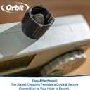 Orbit Programmable Digital Hose Watering Timer - 2 Outlet - Battery Powered - with LCD Screen - Built-in Rain Delay - Water-Resistant - 58910