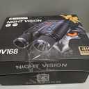 Night Vision Goggles - Smart APP 4K Night Vision Binoculars, 10000mAh Battery, 128GB Card for Photo and Video, 3'' UHD Screen & 8X Zoom Binoculars for Camping, Hunting, Security (Black)