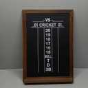 Dart Scoreboard for Cricket and 01 Darts Games Darts Holder Wall Mount Wood Dartboard Accessories