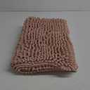 FRESHMINT Chenille Bathroom Rugs Mat 32x20, Non-Slip Bath Mat for Bathroom Floor & Bathtub, Washable Soft Shower Shag Bath Rugs, Fluffy Thick Water Absorbent Microfiber Shower Mat, Dusty Pink (1'8" x 2'8" (Rectangular))
