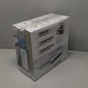 Cesun Automatic Motion Sensor Bathroom Trash Can with Lid, 2.6 Gallon Touchless Trash Bin, Smart Plastic Slim Garbage Can Small White Wastebasket for Toilet, Office, rv, Bedroom, Living Room