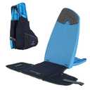 SUNBOARD Portable Ground Chair for Beach, Camping, Park & Stadium 5-Position Recline, Wearable, Lightweight Slim Style (Blue)