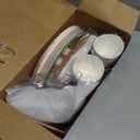 Vesici 245 Pcs Christmas Party Tableware Supplies Set Include Paper Napkins Plates Cups Banner Serves 48 Santa Gingerbread Snowman Elk Christmas Party Decorations for Merry Xmas Parties Supplies