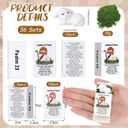 Wonderjune Lamb of God Christian Mothers Day Sunday School Gifts Bulk Miniature Sheep Bible Verse Card Religious Gifts Bible Verse Prayers Christian Party Favors First Communion(36 Sets,White Lamb)