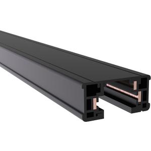 Lighting, H Track 4 feet 4FT Single Circuit,120V with 2 Endcaps in Black