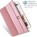 ProCase Smart Case for iPad 9.7 Inch iPad 6th/5th Generation 2018 2017(Model: A1893 A1954 A1822 A1823), Ultra Slim Lightweight Stand Cover with Translucent Frosted Back -Pink