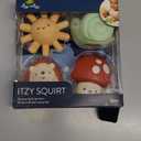 Itzy Ritzy Water-Squirting Sensory Bath Toys  Soft, Textured & Easy to Squeeze for Babies & Toddlers  Characters for Fun & Motor Skill Development - Set of 4 Includes Sun, Snail, Mushroom & Hedgehog