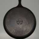 Lodge L9OG3 Cast Iron Round Griddle, Pre-Seasoned, 10.5-inch - Made in USA, Compatible with Stovetop, Oven, Grill & Campfire