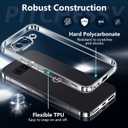 2 x Designed for Google Pixel 9A Case Clear,Transparent Shockproof Protective Phone Cases Slim Cover for Google Pixel 9A Case-Clear