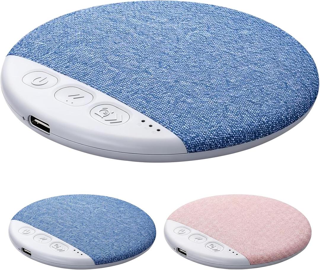 2026 New Sleep Pillow Speaker, Bluetooth Pillow Speaker for Sleeping with White Noise Timer Wireless Sleep Aid with Stereo Bass Private Sleep Earbuds for Adult Kids (Blue)