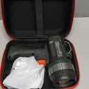 FORTO Compact Rechargeable Spotlight with Adjustable Focus, Handheld Spot Light with Stand, 823m Range, 3 Light Modes and LED Spot Lights Outdoor for Boating Hunting Camping Hiking (Green)