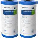 Pentair Pentek EP-BB Big Blue Carbon Water Filter, 10-Inch, Whole House Carbon Block Replacement Cartridge with Bonded Powdered Activated Carbon (PAC) Filter, 10" x 4.5", 5 Micron, Pack of 4