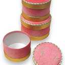 Expo International Value Pack of 6 Cosmopolitan Round Pink / 6 pc. Set Gift Box
