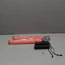 RoadHero 2 Pack Traffic Wand, 21 Inch Led Traffic Control Wands with 2 Flashing Modes, Safety Light Baton with Side Clip for Airport, Parking, Car Directing (Red)