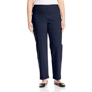 Ruby Rd. Womens Pull-on Solar Millennium Tech Super Stretch Pant (24 Plus, Navy)
