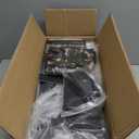 Battle Rope for Home Gym Workout - 1.5 Inch 30ft Heavy Weighted Training Exercise Ropes Fitness Equipment with Sleeve and Anchor Strap Kit for Outdoor Working Out (Black)