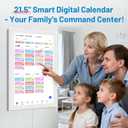 21.5" Smart Wall Calendar 2026 Planner & Chore Chart, Touchscreen