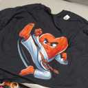 Valentine's Day Heart Karate Kick MMA Taekwondo Muay Thai T-Shirt, Size: 6XL