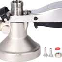 Keg Coupler, G5/8 G Type Homebrew Beer Keg Coupler Dispenser Beer Canning Coupler Tap System Home Brewing Accessory