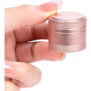 Portable Metal Pill Box Single Waterproof Pill Case for Daily - Pocket Purse Pill Container Medicine Organizer Holder for Vitamins Medication Fish Oils Pink (Mini)