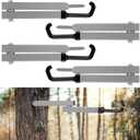 Maxcheck Tree Stand Bow Hanger Hooks for Hunting Folding Bow Holder Archery Shooting Gear Accessories Outdoors Sports Supplies (13 Inch, Gray)