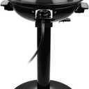 Techwood 1600W Indoor Outdoor Electric Grill, Electric BBQ Grill, Portable Removable Stand Grill, Black