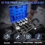 KTTOOL 37Pcs Pull and Press Sleeve Kit, Bushing Press Kit for Most Engine Cars Vehicles, Universal Seal Bearing Bushing Removal Installation Tool Kit 4 Pulling Spindles with Nuts Case