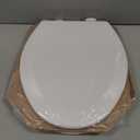 Bemis 1500EC 390 Lift-Off Wood Elongated Toilet Seat, Cotton White (Pack of 1)
