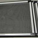FLYZZZ Adjustable Sliding Window Screen Horizontal (15.74 ''H x 21-40''W) 2 Packs Expandable Window Screen Replacement for Home Medium