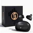 Clip On Wireless Earbuds Bluetooth Open Ear Headphones - NSVQ 4.0+ Hi-Res ENC Air Conduction Earphones 70H Playtime Sport Earphones for Workouts and Daily Use